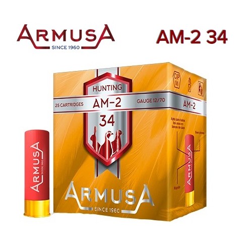 Cartuchos Armusa AM-2 de 34 g