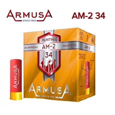 Cartuchos Armusa AM-2 de 34 g