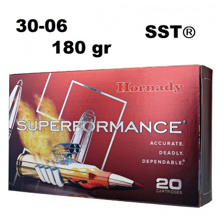 Munición Hornady 30-06 SUPERFORMANCE SST 180 gr