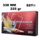 Munición Hornady 338 WM Superformance SST 225 gr