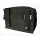 Bolsa Mil-Tec Molle negra con velcro