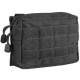 Bolsa Mil-Tec Molle negra con velcro