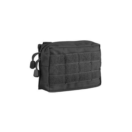 Bolsa Mil-Tec Molle negra con velcro