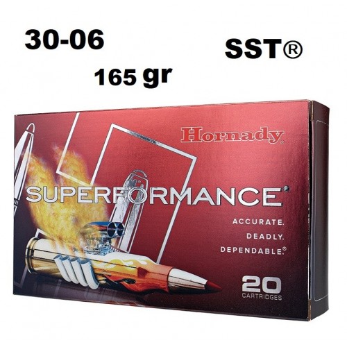 Munición Hornady 30-06 SUPERFORMANCE SST 165 gr