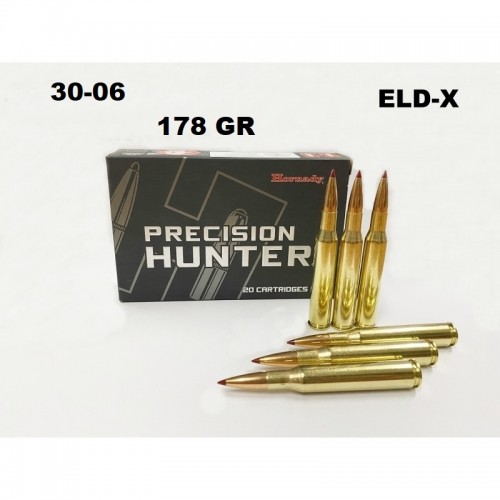 Munición Hornady 30-06 PRECISION HUNTER ELD-X 178 gr