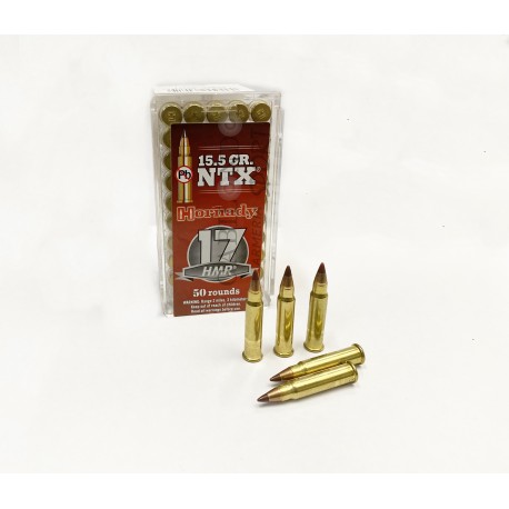 Munición Hornady Cal.17 HMR NXT DE 15,5 gr