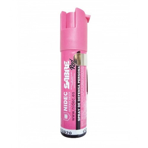 Spray de defensa Sabre Red Rosa