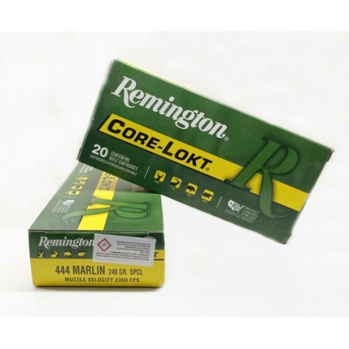 Munición Remington 444 Marlin SP Core Lokt de 240 gr