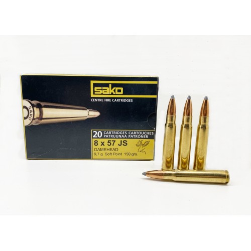 Munición Sako Cal.222 Rem Mag Gamehead 55 gr