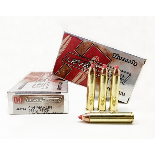 Munición Hornady 444 Marlin LEVER REVOLUTION FTX 265 gr