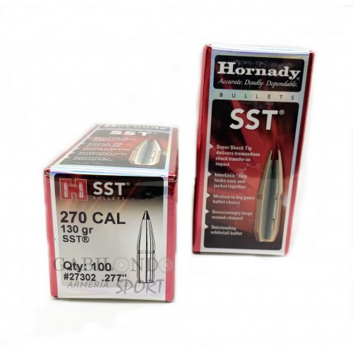 Plomos Hornady Cal.270 SST 130gr (100 unds)