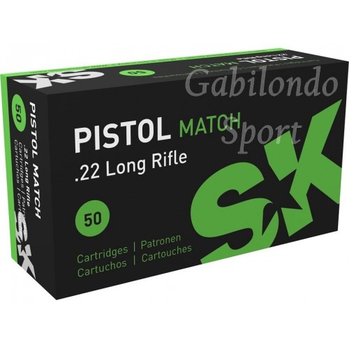 Munición SK Pistol Match 22 L.R.