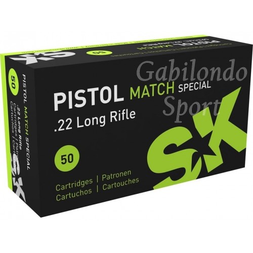 Munición SK Pistol Match Special 22 L.R.