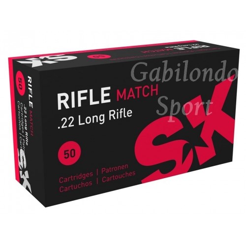Munición SK Rifle Match 22 L.R.