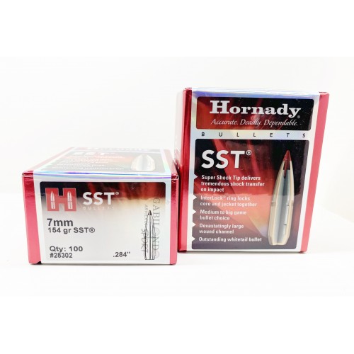 Plomos Hornady Cal.7mm SST 154 gr (100 unds)