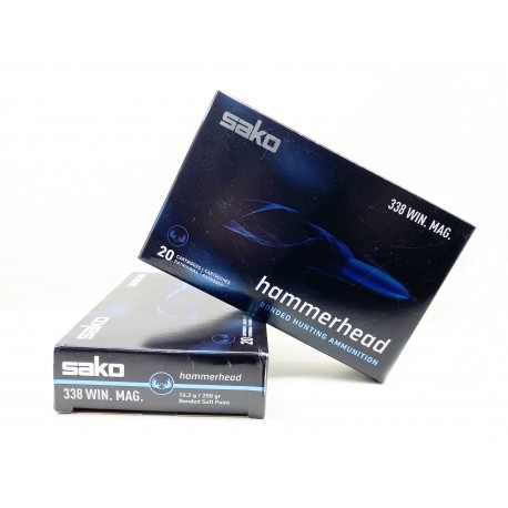 Municion Sako Cal.338 WM Hammerhead 250 gr
