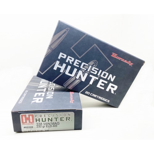 Munición Hornady 338 WM PRECISION HUNTER ELD-X 230 gr