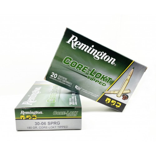 Munición Remington 30-06 Core Lokt Tipped de 180 gr