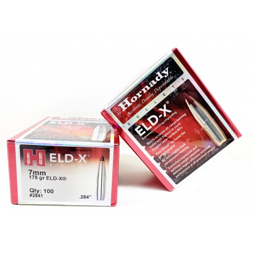 Plomos Hornady Cal.7 MM ELD-X 175 gr