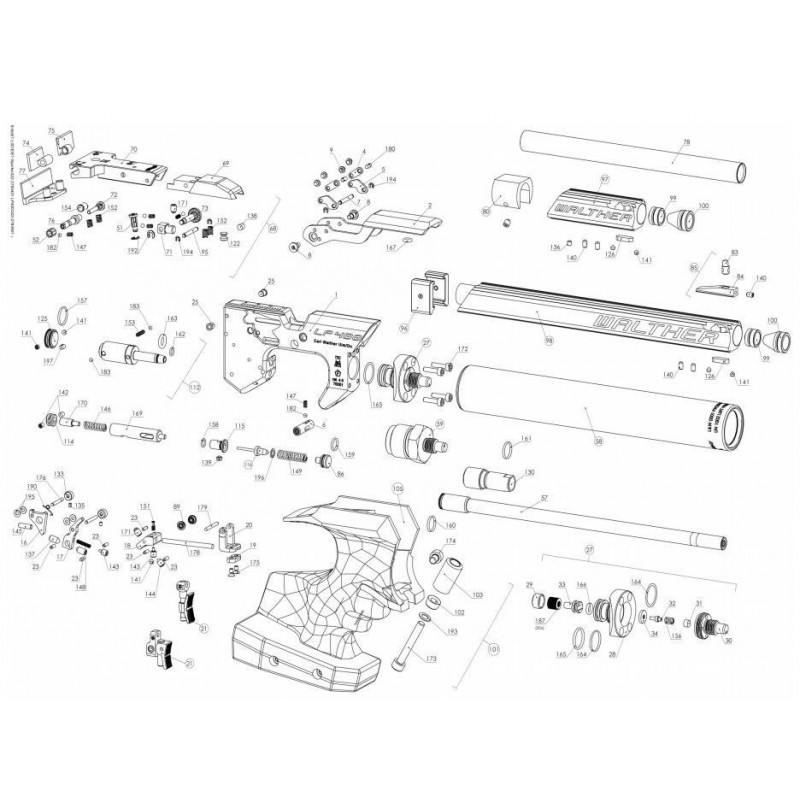 Despiece Walther LP400 - Gabilondo Sport