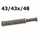Muelle recuperador GLOCK 17/34 Gen 4/5
