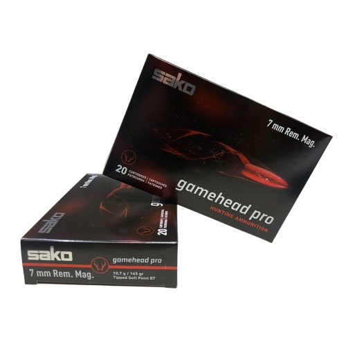 Munición SAKO Cal.7mm RM Gamehead PRO de 165 gr