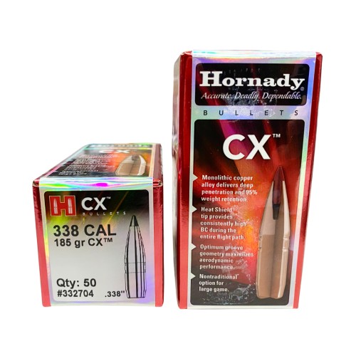Plomos Hornady Cal.338 CX 185gr