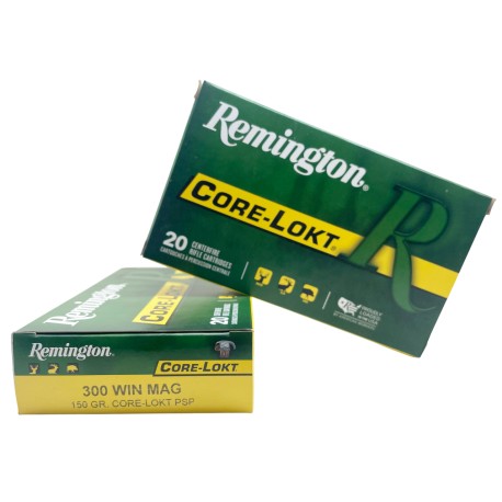 Munición Remington 300 WM Core Lokt De 150 Gr