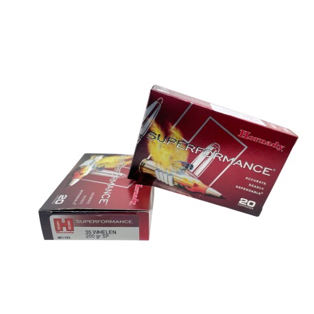 Munición HORNADY 35 WHELEN SUPERFORMANCE SP de 200 gr